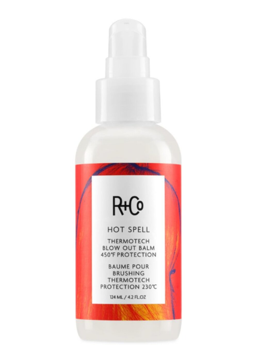 Smooth Frizz-Free Hair Blowout Balm Heat Protectant R+Co NEW